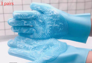 Silicone Dog Grooming Brush Glove