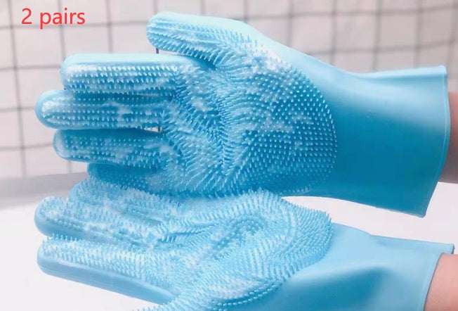 Silicone Dog Grooming Brush Glove