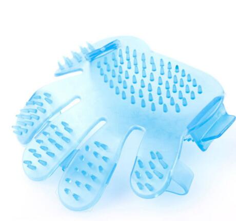 Pet finger grooming brush massage