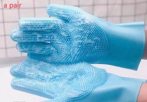 Silicone Dog Grooming Brush Glove